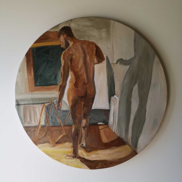 Pintura al desnudo.